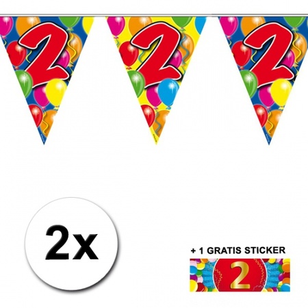2x Flagline 2 years simplex with free sticker