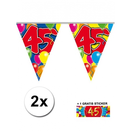 2x Flagline 45 years simplex with free sticker