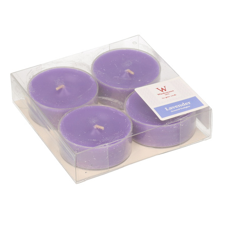 16x maxi size scented tealights lavender and blackberries 8 burginghours