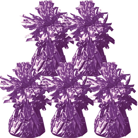 Balloon weight purple 5 pieces