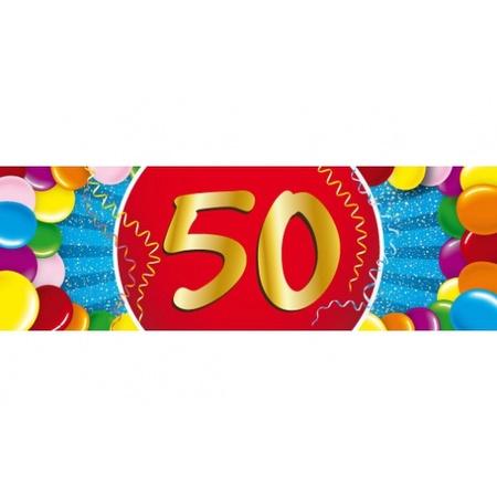 50 jaar feest versiering voordeelbox