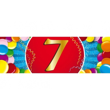2x 7 year Flagline + balloons