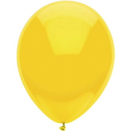 Ballonnen - geel - verjaardag/thema feest - 100x stuks - 29 cm