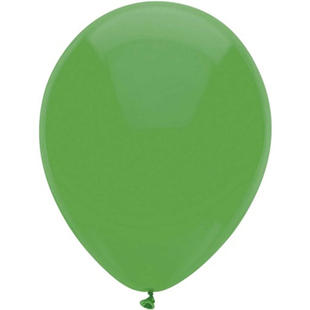 Ballonnen - groen - verjaardag/thema feest - 100x stuks - 29 cm