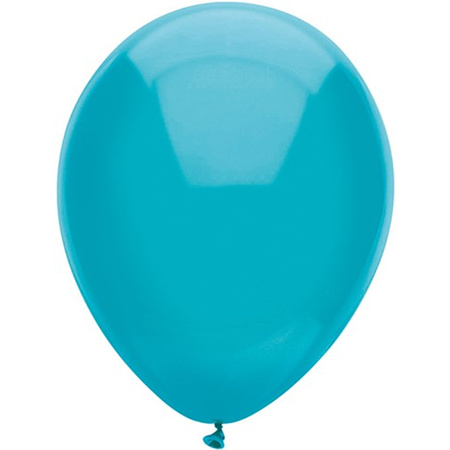 Haza - Balloons - turquois blue theme party/birthday - 100x - 29 cm