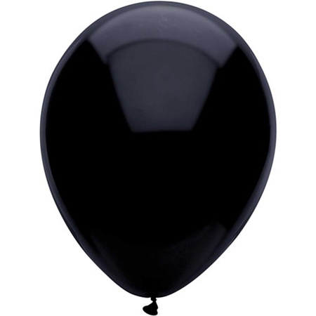 Haza - Balloons - black theme party/birthday - 100x - 29 cm