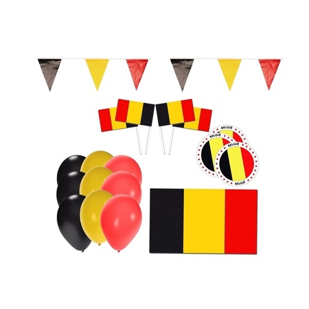 Belgium supporter decorations 