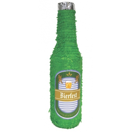 Pinata beer bottle theme set 75 cm