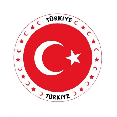 Viltjes met Turkije vlag opdruk