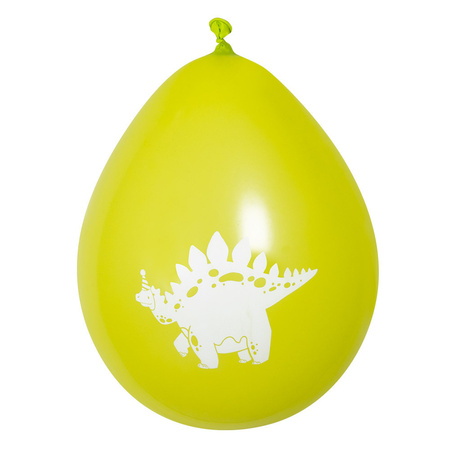 Boland 6x Dino themed party balloons - approx. 25 cm - Party decorations and ornaments