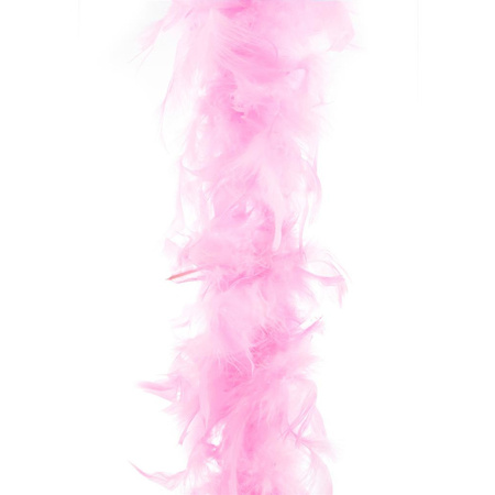 Carnaval feathers boa color light pink 2 meters