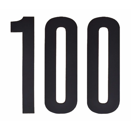 Cijfers / nummers stickers 100