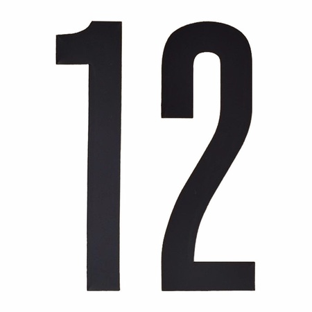 Cijfers / nummers stickers 12