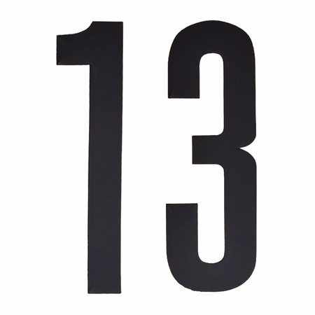 Cijfers / nummers stickers 13