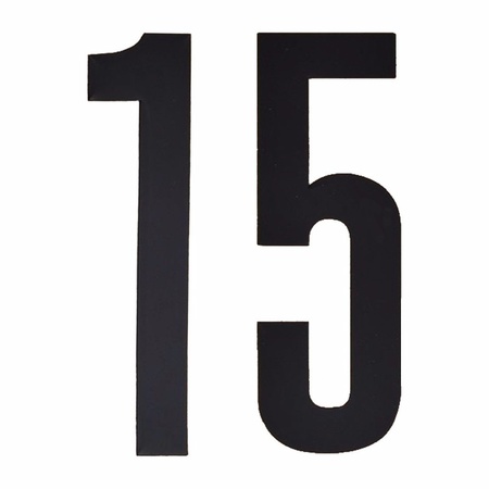 Cijfers / nummers stickers 15