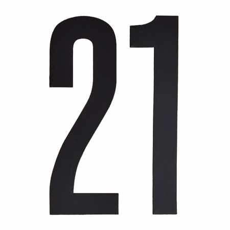 Cijfers / nummers stickers 21
