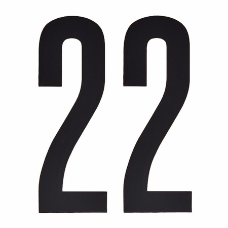 Cijfers / nummers stickers 22