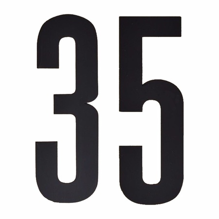 Cijfers / nummers stickers 35