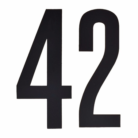 Cijfers / nummers stickers 42