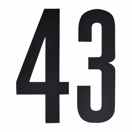 Cijfers / nummers stickers 43