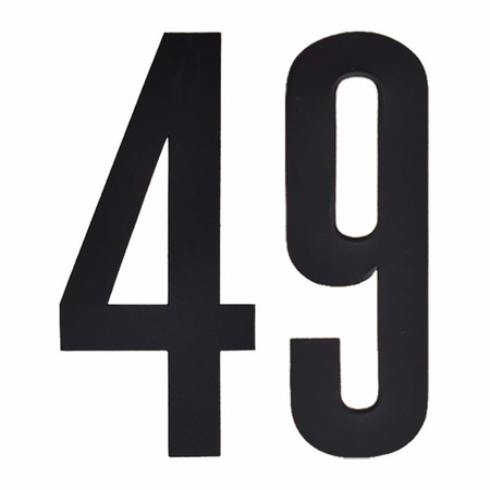 Cijfers / nummers stickers 49