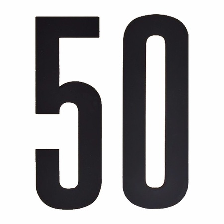 Cijfers / nummers stickers 50