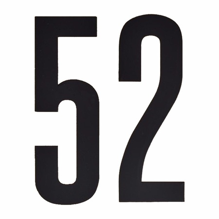 Cijfers / nummers stickers 52