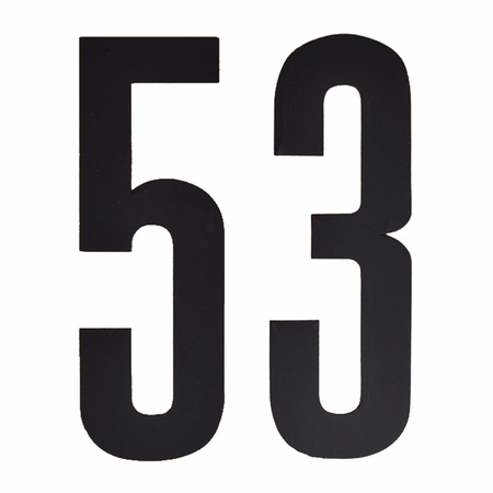 Cijfers / nummers stickers 53