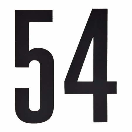 Cijfers / nummers stickers 54