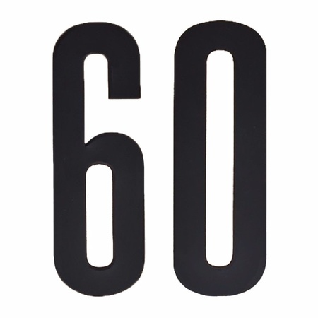 Cijfers / nummers stickers 60