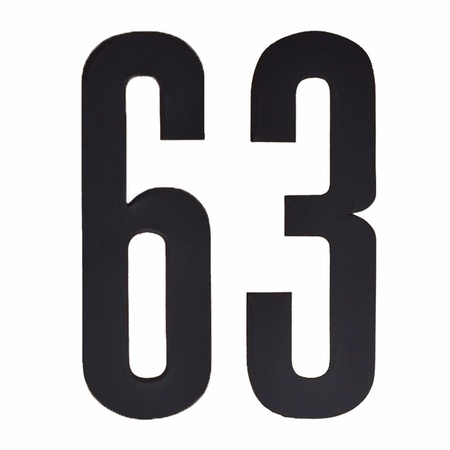 Cijfers / nummers stickers 63