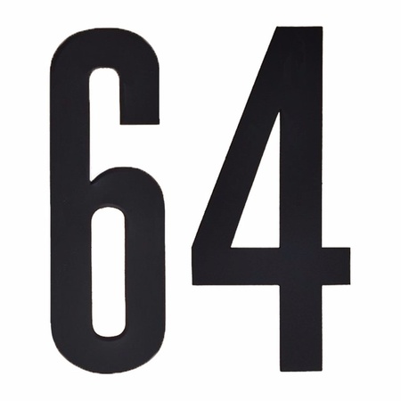 Cijfers / nummers stickers 64