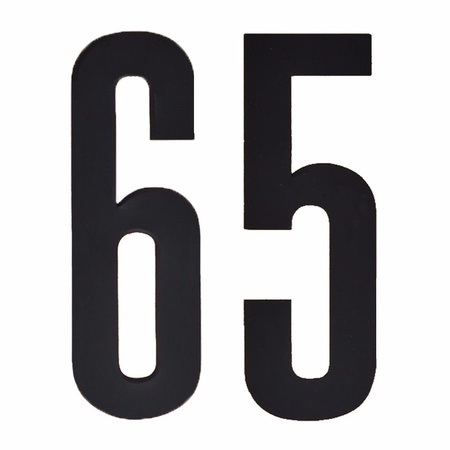 Cijfers / nummers stickers 65