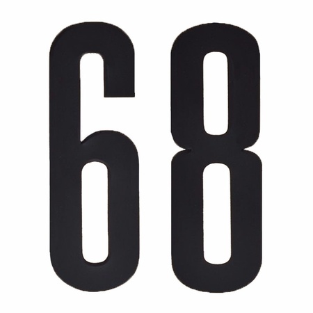 Cijfers / nummers stickers 68