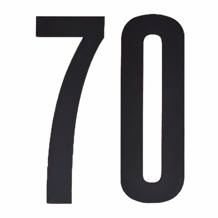 Cijfers / nummers stickers 70