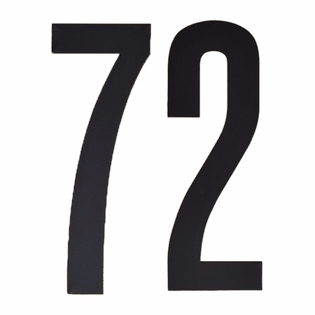 Cijfers / nummers stickers 72