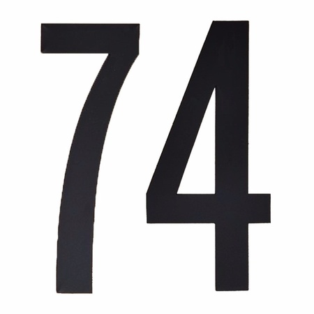 Cijfers / nummers stickers 74