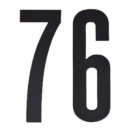 Cijfers / nummers stickers 76