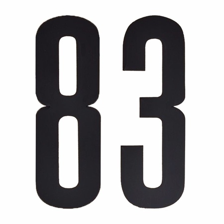 Cijfers / nummers stickers 83