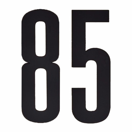 Cijfers / nummers stickers 85