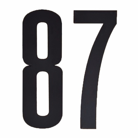Cijfers / nummers stickers 87