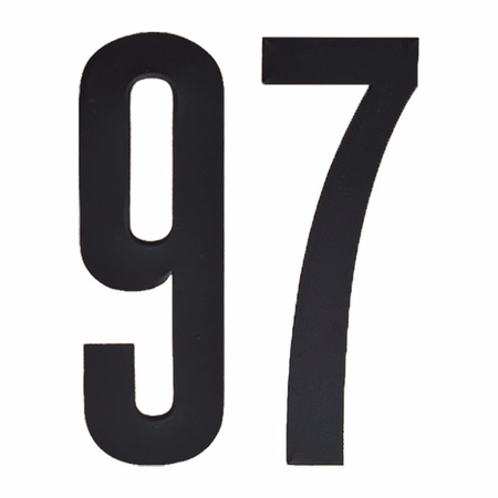 Cijfers / nummers stickers 97