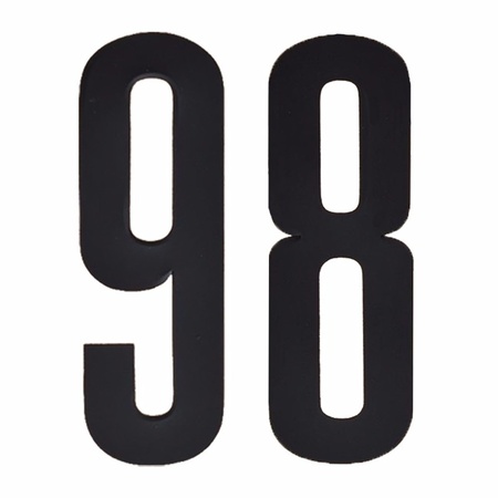 Cijfers / nummers stickers 98
