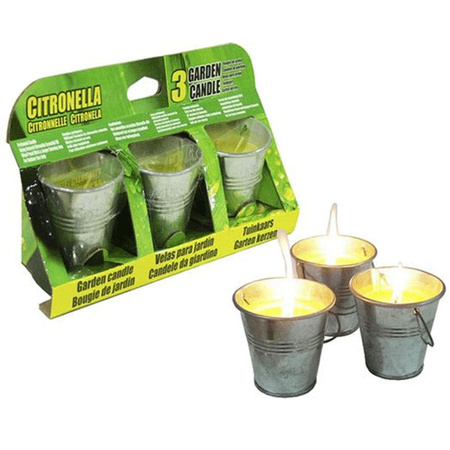Set of 6x citronella candles 6.5 cm