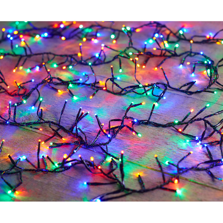 Christmas lights with timer and dimmer colour 384 leds 5 m