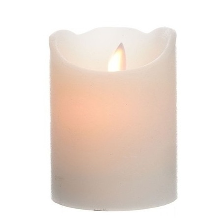 Led candles set 2x warm white 10 and 12 cm