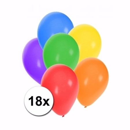 Zakje feestballonnen 18 stuks