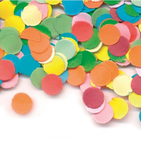 Gekleurde confetti mix 100 gr