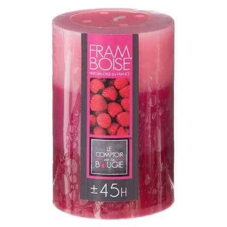 1x Scented candle Nina raspberry 45 burning hours
