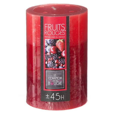 1x Scented candle Nina red fruits 45 burning hours